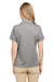 Team 365 TT51HW Womens Zone Sonic Moisture Wicking Short Sleeve Polo Shirt Heather Grey Model Back