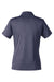 Team 365 TT51HW Womens Zone Sonic Moisture Wicking Short Sleeve Polo Shirt Heather Dark Navy Blue Flat Back