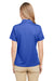 Team 365 TT51HW Womens Zone Sonic Moisture Wicking Short Sleeve Polo Shirt Heather Royal Blue Model Back
