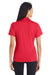 Team 365 TT51W Womens Zone Performance Moisture Wicking Short Sleeve Polo Shirt Red Model Back