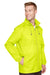 Team 365 TT73 Mens Zone Protect Water Resistant Full Zip Hooded Jacket Safety Yellow Model 3q
