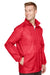 Team 365 TT73 Mens Zone Protect Water Resistant Full Zip Hooded Jacket Red Model 3q