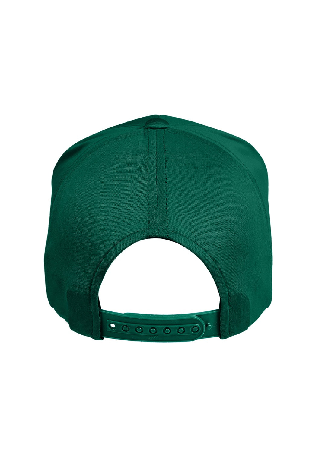 Team 365 Hats TT801 Mens Zone Performance Moisture Wicking Snapback Hat Forest Green Flat Back