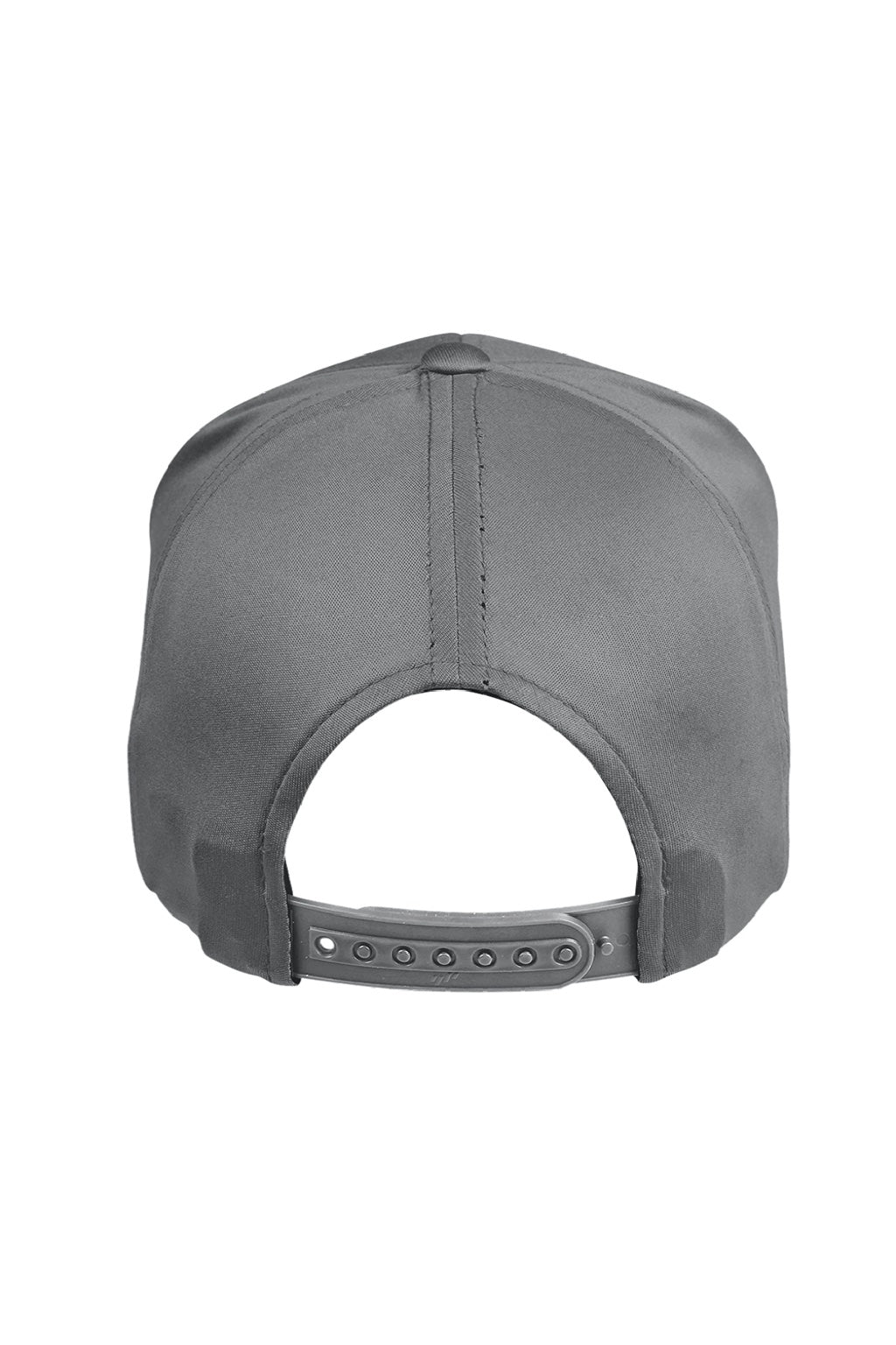 Team 365 Hats TT801 Mens Zone Performance Moisture Wicking Snapback Hat Graphite Grey Flat Back