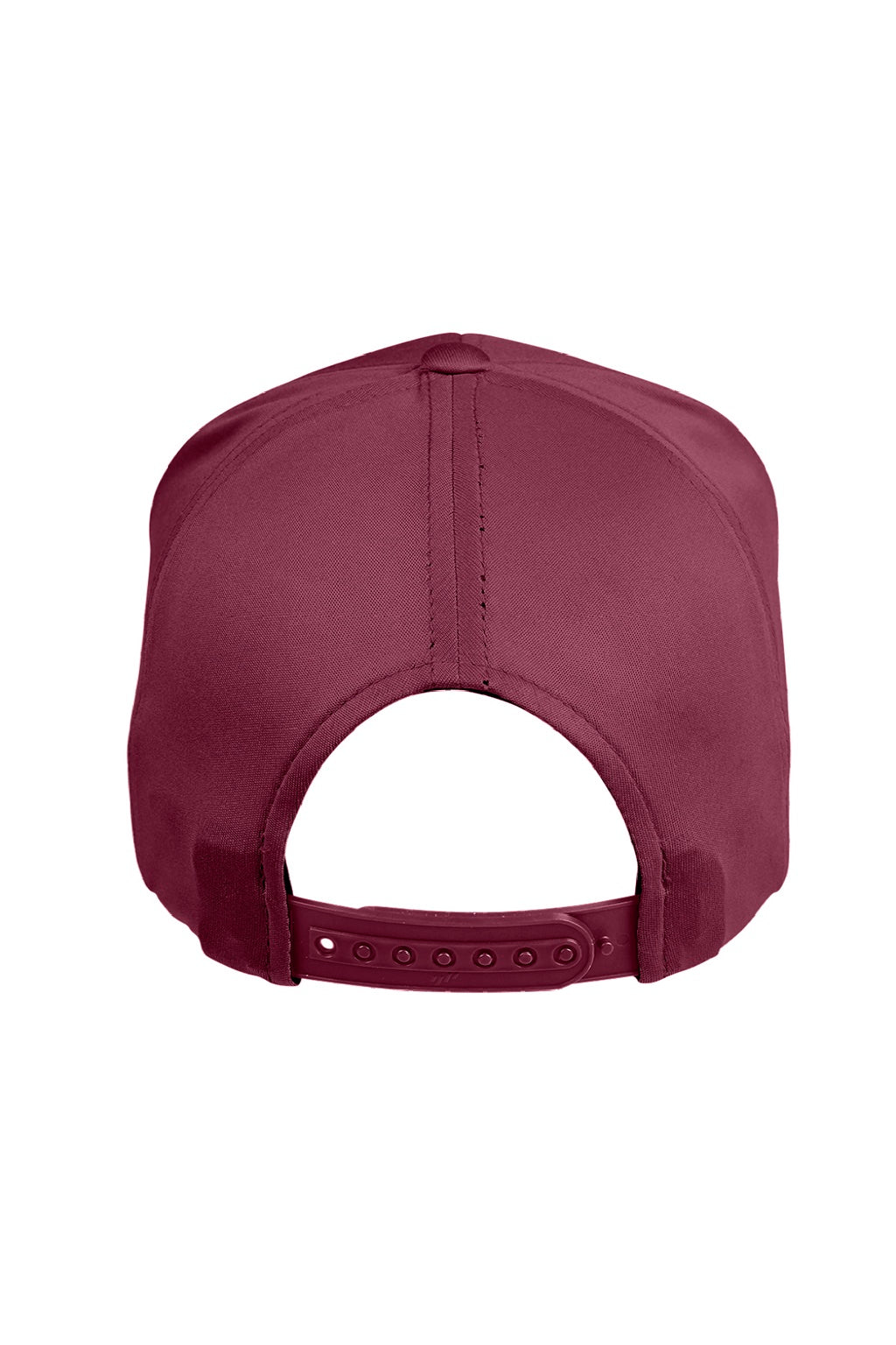 Team 365 Hats TT801 Mens Zone Performance Moisture Wicking Snapback Hat Maroon Flat Back