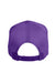 Team 365 Hats TT801 Mens Zone Performance Moisture Wicking Snapback Hat Purple Flat Back