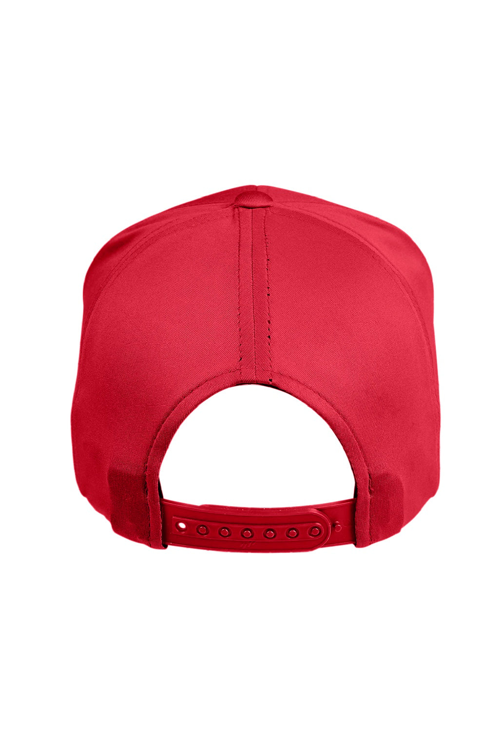 Team 365 Hats TT801 Mens Zone Performance Moisture Wicking Snapback Hat Red Flat Back