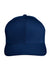 Team 365 Hats TT801 Mens Zone Performance Moisture Wicking Snapback Hat Dark Navy Blue Flat Front