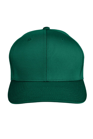 Team 365 Hats TT801 Mens Zone Performance Moisture Wicking Snapback Hat Forest Green Flat Front