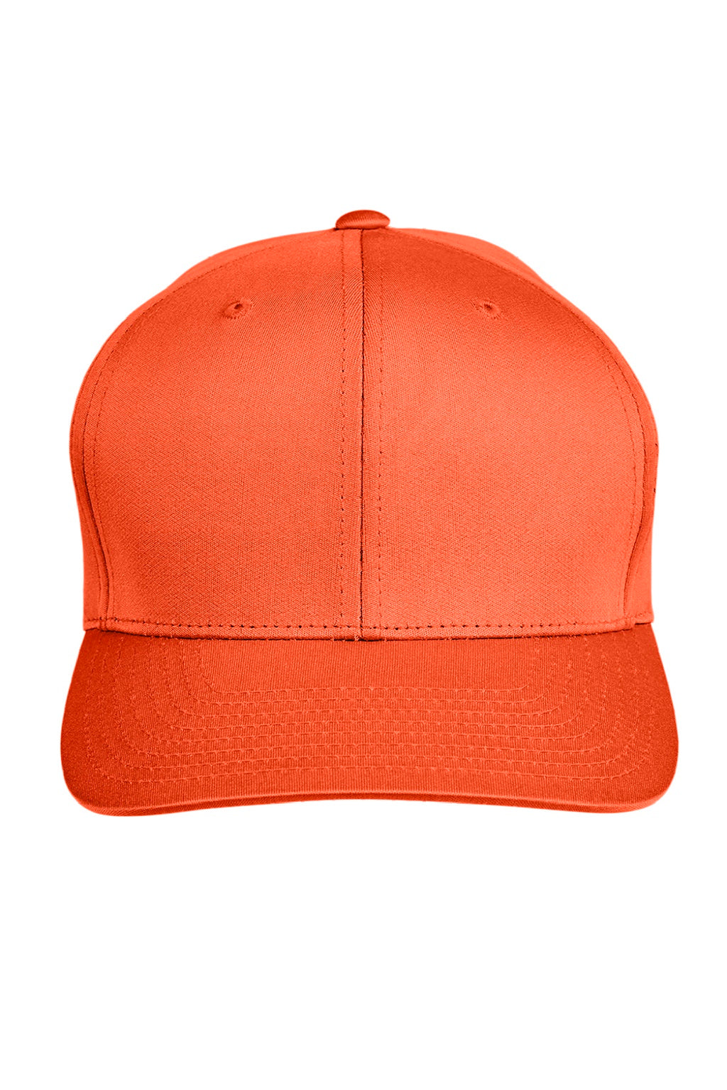 Team 365 Hats TT801 Mens Zone Performance Moisture Wicking Snapback Hat Orange Flat Front