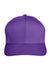 Team 365 Hats TT801 Mens Zone Performance Moisture Wicking Snapback Hat Purple Flat Front