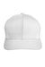 Team 365 Hats TT801 Mens Zone Performance Moisture Wicking Snapback Hat White Flat Front