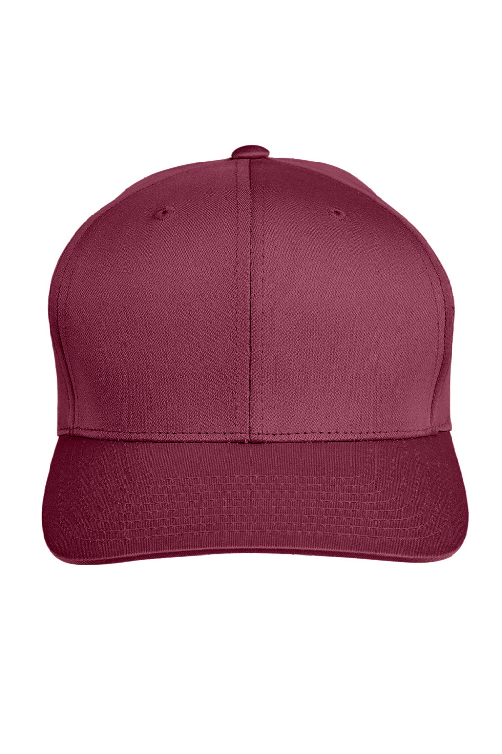 Team 365 Hats TT801Y Youth Zone Performance Moisture Wicking Snapback Hat Maroon Flat Front