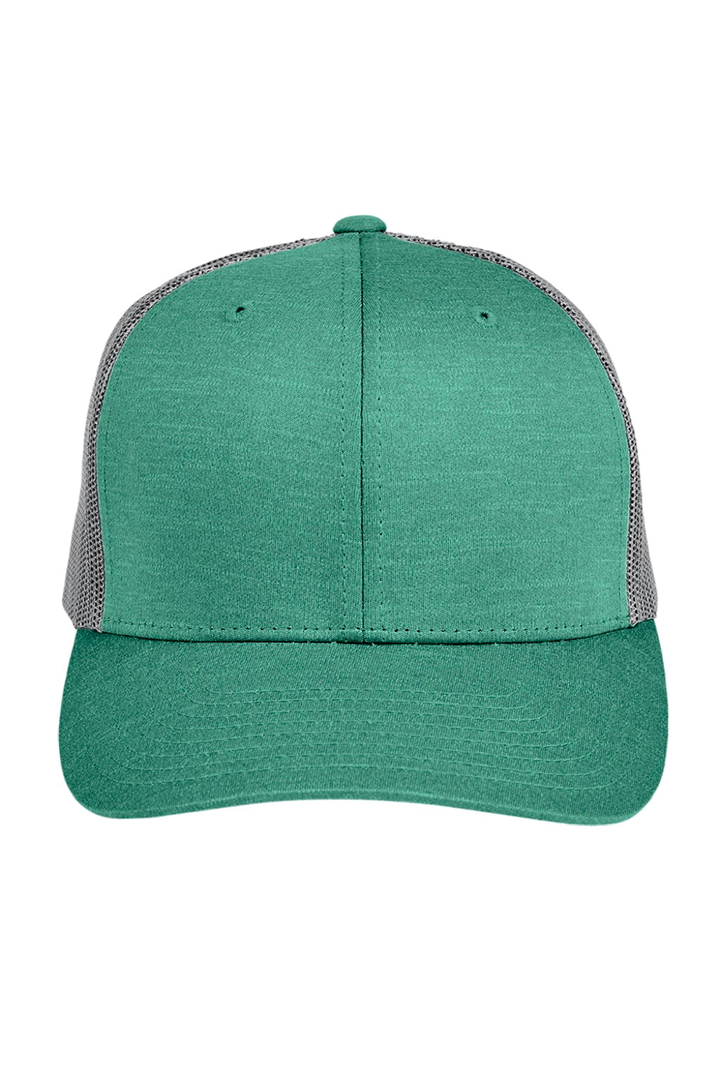 Team 365 Hats TT802 Mens Zone Sonic Moisture Wicking Snapback Hat Heather Forest Green/Graphite Grey Flat Front