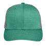 Team 365 Hats Mens Zone Sonic Moisture Wicking Snapback Hat - Heather Forest Green/Graphite Grey