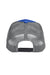Team 365 Hats TT802 Mens Zone Sonic Moisture Wicking Snapback Hat Heather Royal Blue/Graphite Grey Flat Back