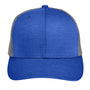 Team 365 Hats Mens Zone Sonic Moisture Wicking Snapback Hat - Heather Royal Blue/Graphite Grey