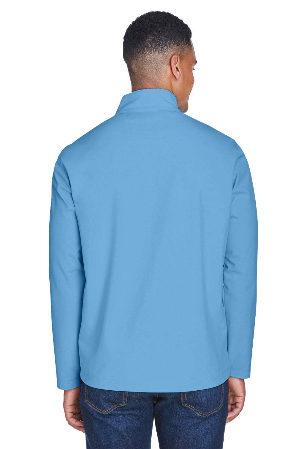 Team 365 TT80 Mens Leader Windproof & Waterproof Full Zip Jacket Light Blue Model Back