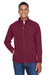 Team 365 TT80 Mens Leader Windproof & Waterproof Full Zip Jacket Maroon Model Front