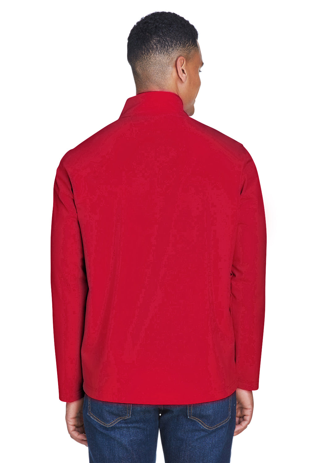 Team 365 TT80 Mens Leader Windproof & Waterproof Full Zip Jacket Red Model Back