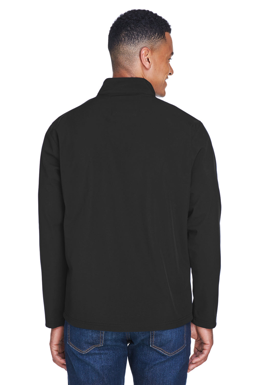 Team 365 TT80 Mens Leader Windproof & Waterproof Full Zip Jacket Black Model Back