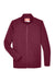 Team 365 TT80 Mens Leader Windproof & Waterproof Full Zip Jacket Maroon Flat Front