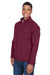 Team 365 TT80 Mens Leader Windproof & Waterproof Full Zip Jacket Maroon Model 3q
