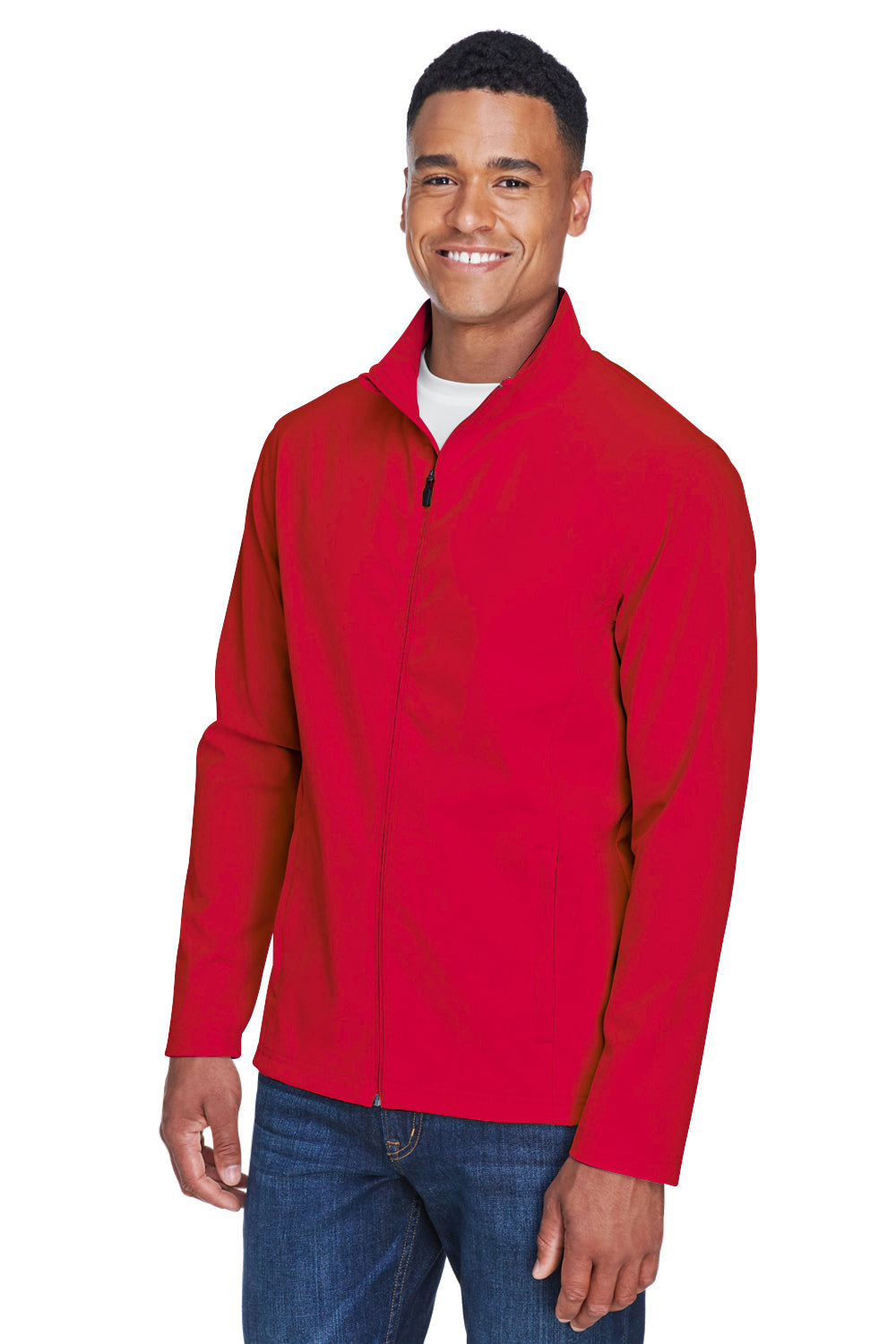 Team 365 TT80 Mens Leader Windproof & Waterproof Full Zip Jacket Red Model 3q