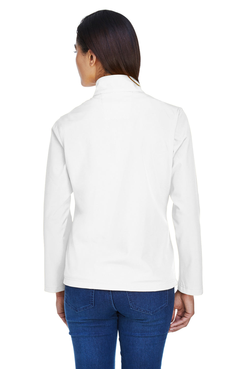 Team 365 TT80W Womens Leader Windproof & Waterproof Full Zip Jacket White Model Back