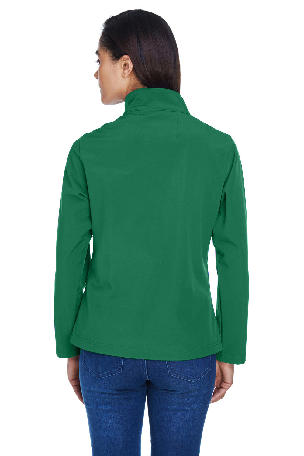 Team 365 TT80W Womens Leader Windproof & Waterproof Full Zip Jacket Kelly Green Model Back