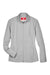 Team 365 TT80W Womens Leader Windproof & Waterproof Full Zip Jacket Silver Grey Flat Front