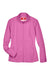 Team 365 TT80W Womens Leader Windproof & Waterproof Full Zip Jacket Charity Pink Flat Front