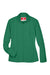 Team 365 TT80W Womens Leader Windproof & Waterproof Full Zip Jacket Kelly Green Flat Front