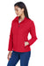 Team 365 TT80W Womens Leader Windproof & Waterproof Full Zip Jacket Red Model 3q