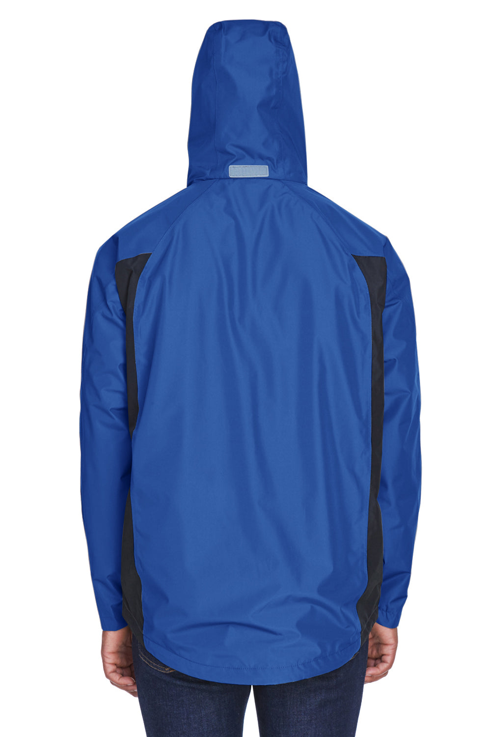 Team 365 TT86 Mens Dominator Waterproof Full Zip Hooded Jacket Royal Blue Model Back