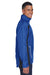 Team 365 TT86 Mens Dominator Waterproof Full Zip Hooded Jacket Royal Blue Model Side