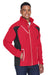 Team 365 TT86 Mens Dominator Waterproof Full Zip Hooded Jacket Red Model 3q