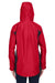 Team 365 TT86W Womens Dominator Waterproof Full Zip Hooded Jacket Red Model Back