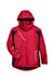 Team 365 TT86W Womens Dominator Waterproof Full Zip Hooded Jacket Red Flat Front