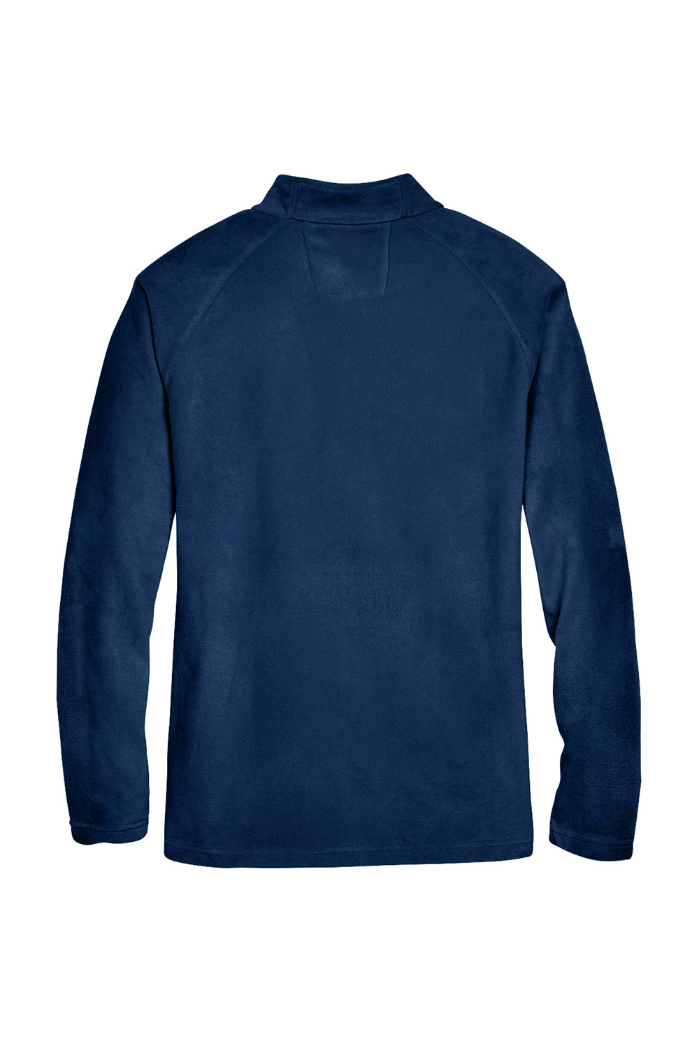 Team 365 TT90 Mens Campus Pill Resistant Microfleece Full Zip Jacket Dark Navy Blue Flat Back