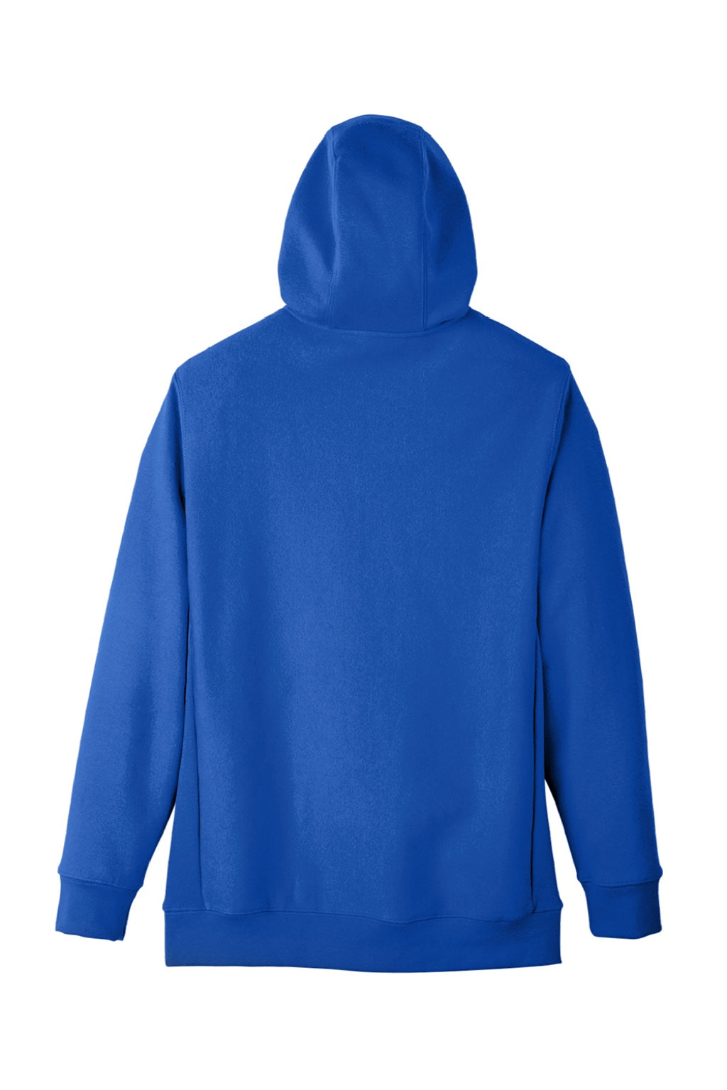 Team 365 TT95 Mens Zone HydroSport Fleece Water Resistant Full Zip Hooded Sweatshirt Hoodie w/ Pockets Royal Blue Flat Back