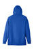 Team 365 TT95 Mens Zone HydroSport Fleece Water Resistant Full Zip Hooded Sweatshirt Hoodie w/ Pockets Royal Blue Flat Back