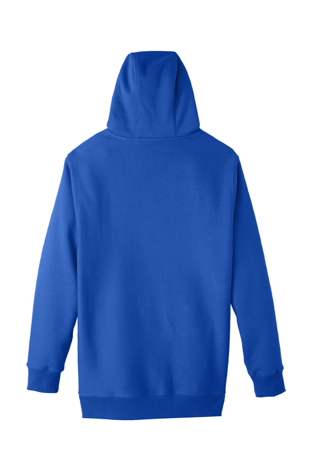 Team 365 TT96 Mens Zone HydroSport Fleece Water Resistant Hooded Sweatshirt Hoodie w/ Pouch Pocket Royal Blue Flat Back