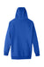 Team 365 TT96 Mens Zone HydroSport Fleece Water Resistant Hooded Sweatshirt Hoodie w/ Pouch Pocket Royal Blue Flat Back
