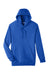 Team 365 TT96 Mens Zone HydroSport Fleece Water Resistant Hooded Sweatshirt Hoodie w/ Pouch Pocket Royal Blue Flat Front