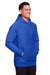 Team 365 TT96 Mens Zone HydroSport Fleece Water Resistant Hooded Sweatshirt Hoodie w/ Pouch Pocket Royal Blue Model 3q