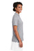 Vineyard Vines G001189 Womens Edgartown Pique Short Sleeve Polo Shirt Barracuda Grey Model Side