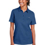 Vineyard Vines Womens Edgartown Pique Moisture Wicking Short Sleeve Polo Shirt - Deep Bay Blue - Coming Soon