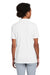 Vineyard Vines G001189 Womens Edgartown Pique Short Sleeve Polo Shirt White Cap Model Back
