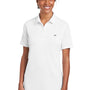 Vineyard Vines Womens Edgartown Pique Moisture Wicking Short Sleeve Polo Shirt - White Cap - Coming Soon